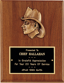 Fireman Plaque - P2792-3