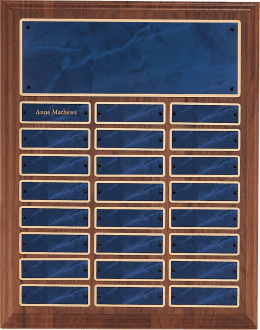 12" x 15", 24-plate Perpetual Plaque