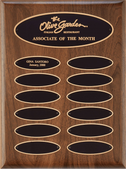 9" x 12", 12-plate Perpetual Plaque