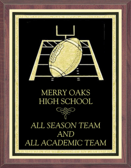 Football Plaque