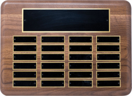 11" x 15",  24-plate Perpetual Plaque