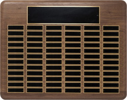 22" x 30",  72-plate Perpetual Plaque