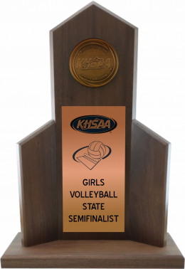 Volleyball State Semifinalist Trophy