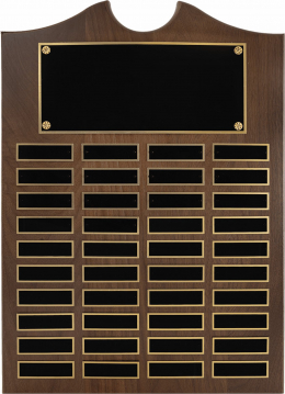 14" x 20", 40-plate Perpetual Plaque