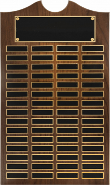 14" x 25", 60-plate Perpetual Plaque