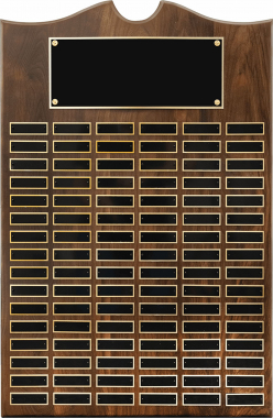 20" x 30",  96-plate Perpetual Plaque