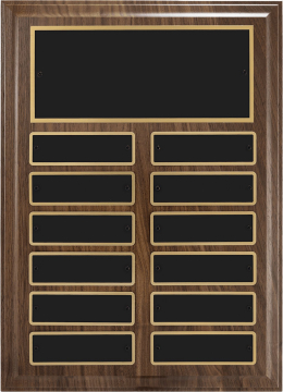  9" x 12", 12-plate Perpetual Plaque