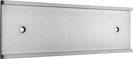 Silver Wall Bracket for 1" tall x  4" wide Plastic Sign