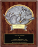 Bowling Female Oval Plaque - OP54552