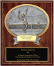 Tennis Female Oval Plaque - OP54614