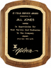 xxxAmerican Walnut Plaque with Florentine Border - P1397-9
