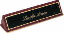 Rosewood Piano-Finish Desk Nameplate - 572